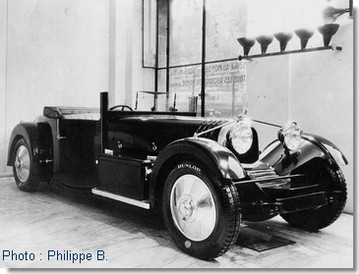 1930-1932 #004.10 VOISIN 28 CV SURBAISSEE V12 TYPE C20 Fiche Auto Car card